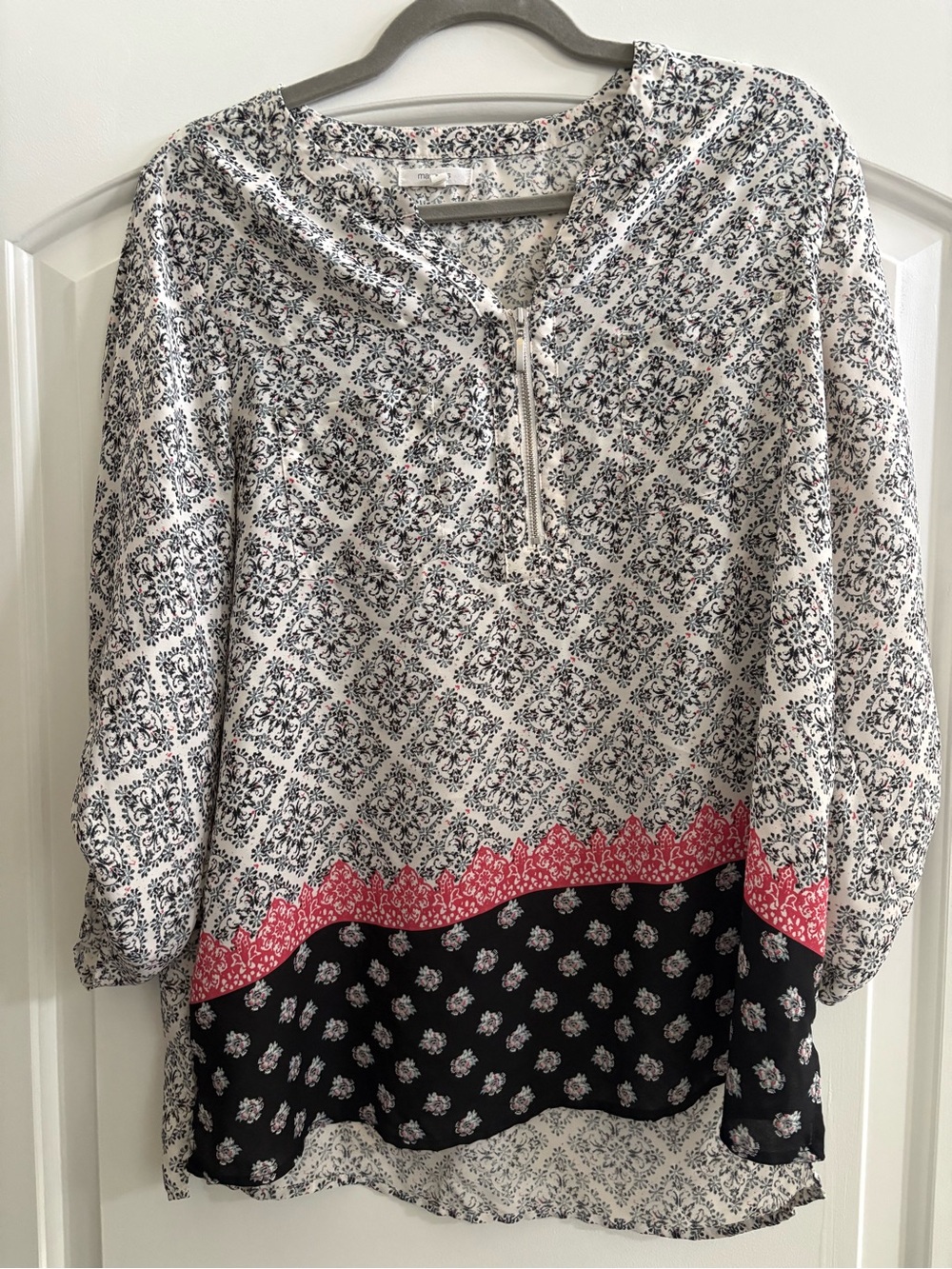 Maurices Printed Popover Tunic